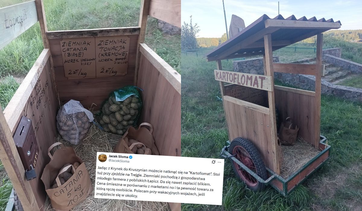 Podlasie: kartoflomat stał się lokalnym hiciorem, korzystają z niego również turyści