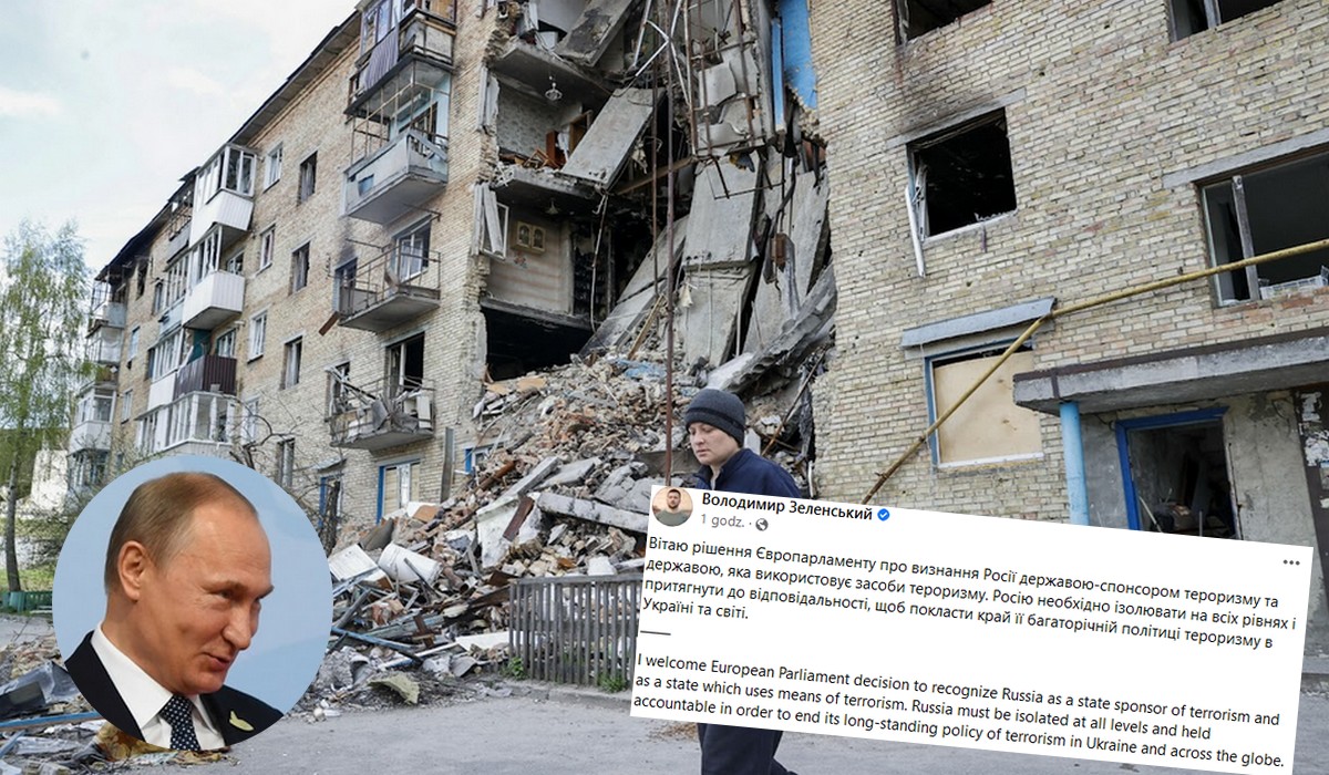 Parlament Europejski uznał Rosję za "państwowego sponsora te*roryzmu"