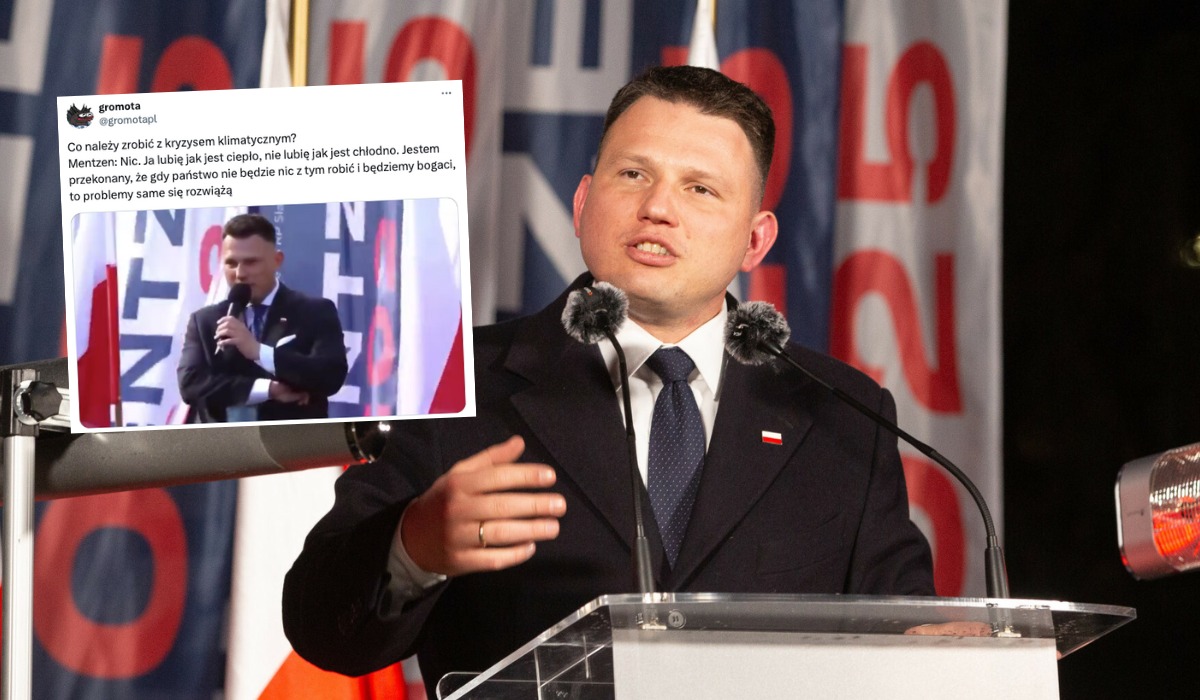 Mentzen o kryzysie klimatycznym: no ja tam lubię, jak jest ciepło