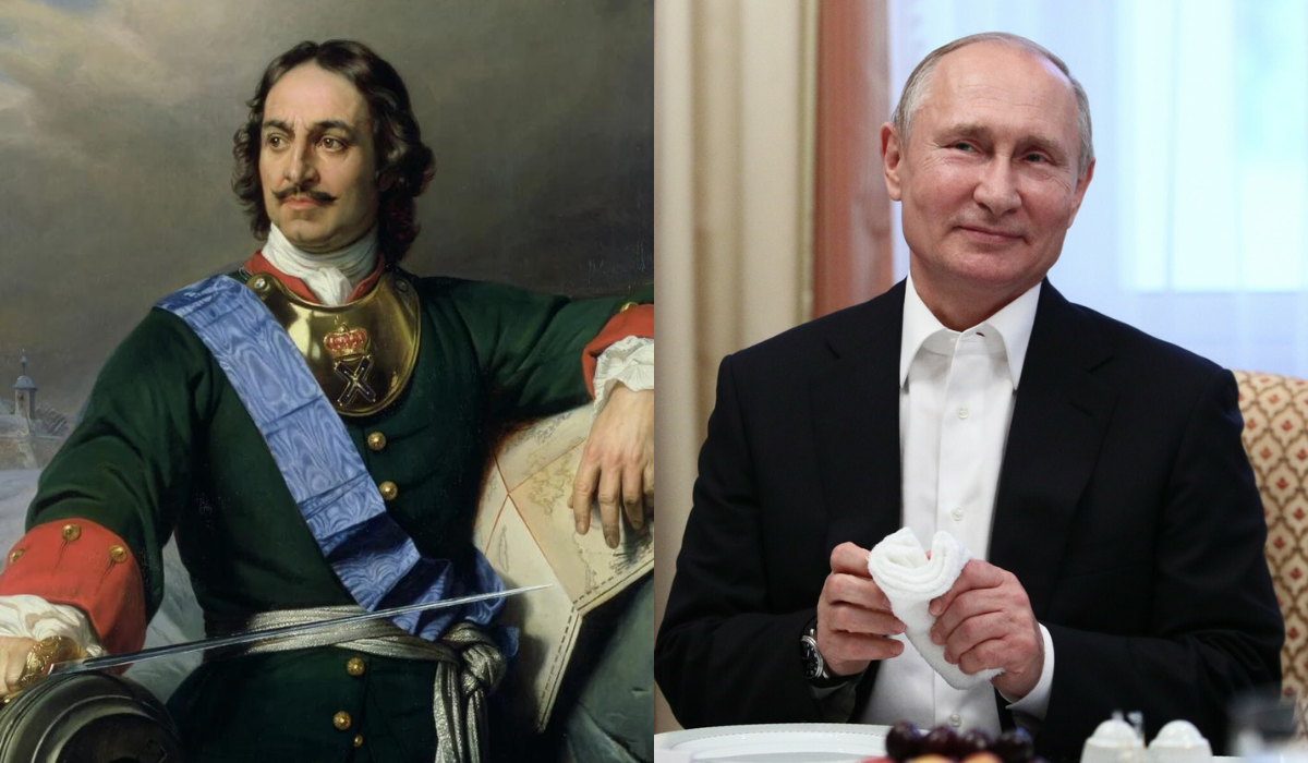 Putin z okazji urodzin cara Piotra Wielkiego sam się do niego porównał, uznał, że mają podobne cele i ambicje