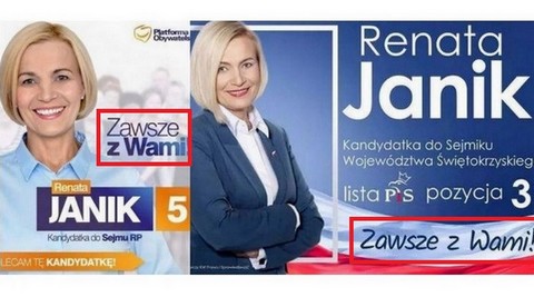 Partie się zmieniają, hasła wyborcze zostają