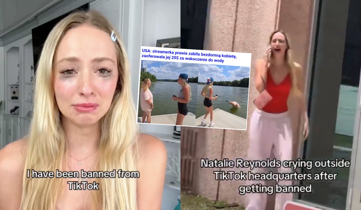 Influencerka Natalie Reynolds ukarana banem na TikToku poszła płakać pod siedzibą firmy i prosić o wybaczenie