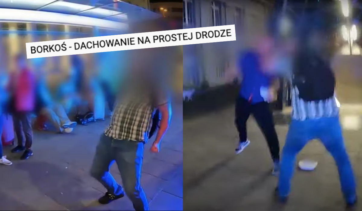 Agresywny Rosjanin wyskoczył do ratowników i został elegancko sprowadzony do parteru