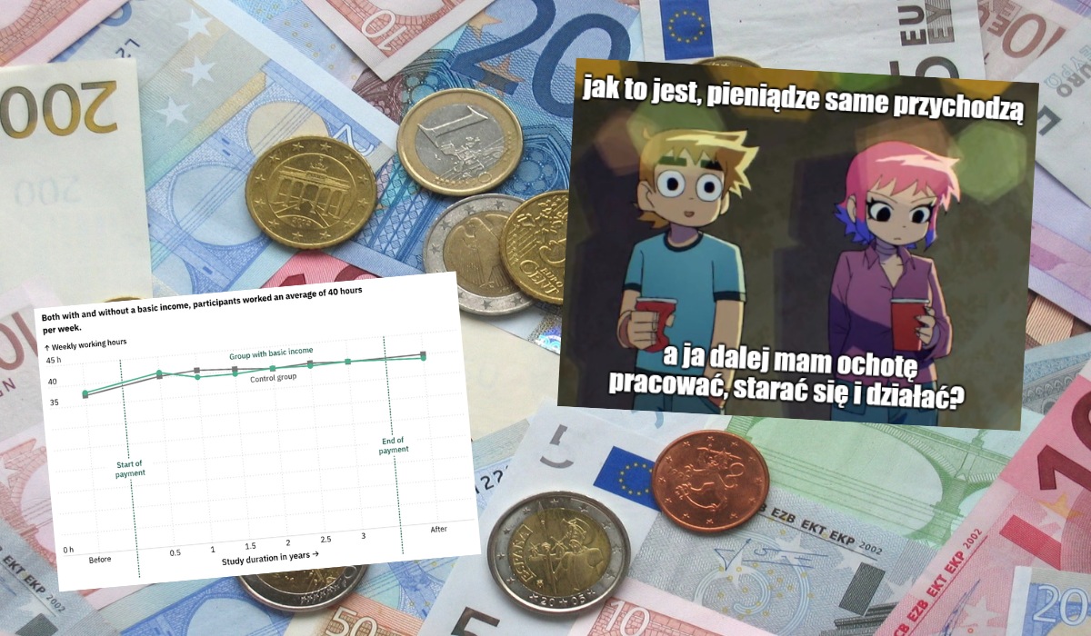 Niemcy pokazały wyniki eksperymentu z dawaniem 1200 euro "za nic"