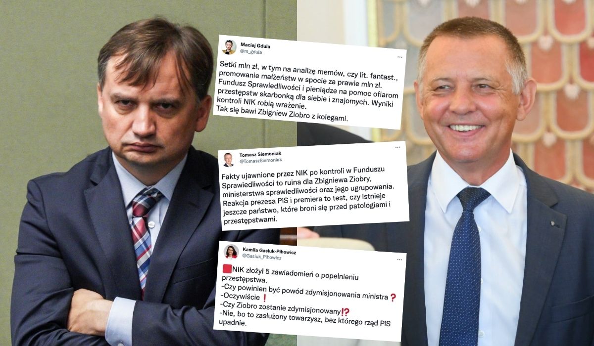 Według kontroli NIK, resort Ziobro przewalił lub "wydał nieprawidłowo" jakieś 280 mln zł