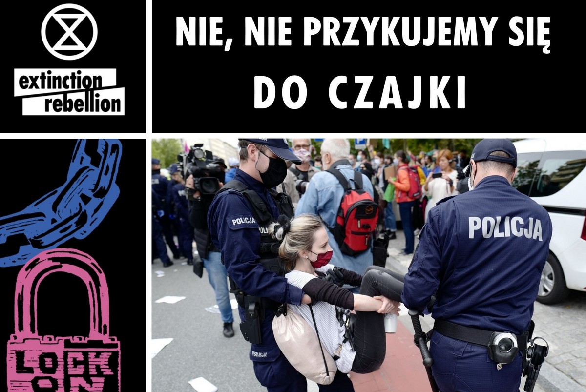 Ekoaktywiści tłumaczą, dlaczego zajmują się katastrofą klimatyczną, a awarią Czajki nie