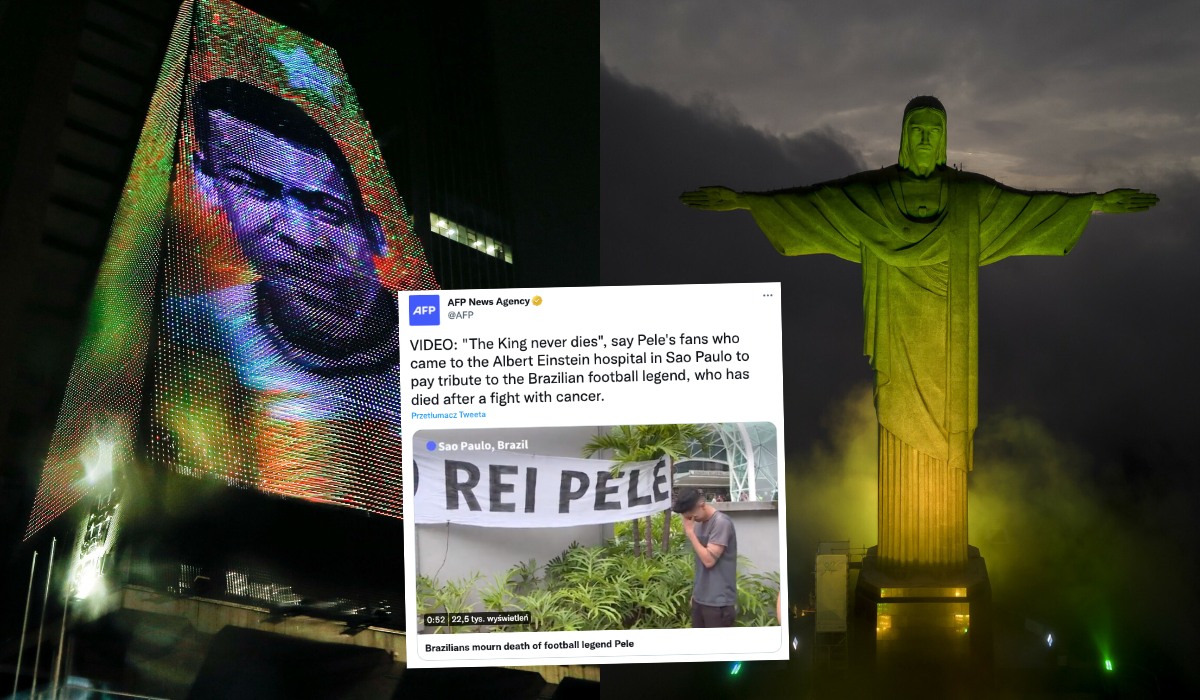 Brazylia żegna Pelego uroczyściej niż Wielka Brytania królową