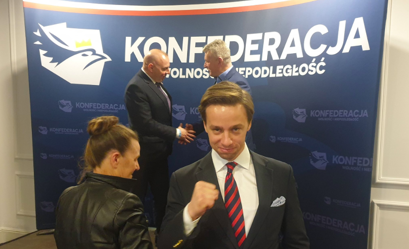 Prawybory Konfederacji: Bosak na prowadzeniu, za nim Braun