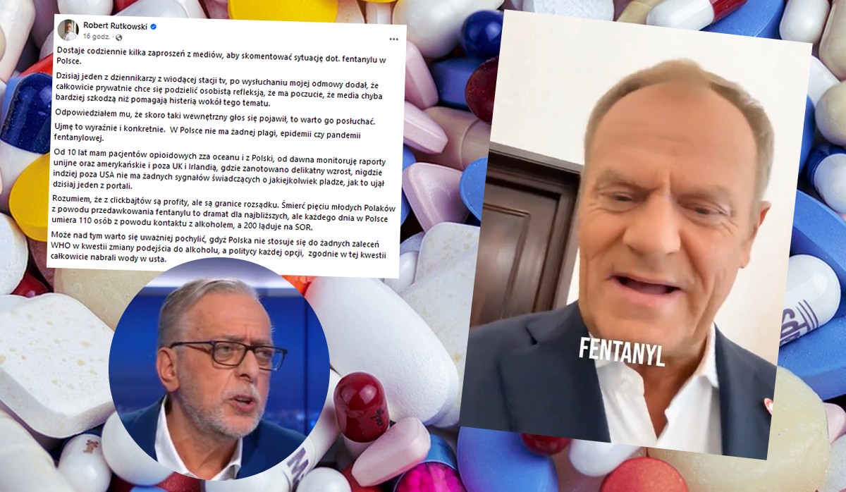 Ekspert przypomina, że wcale nie mamy plagi fentanylu w Polsce, po prostu dobrze się klika