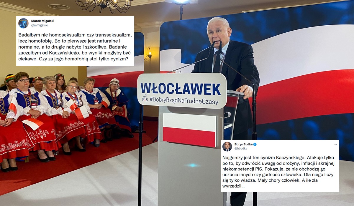 Opozycja komentuje słowa Kaczyńskiego o osobach transpłciowych i nazywa je obrzydliwym rechotem
