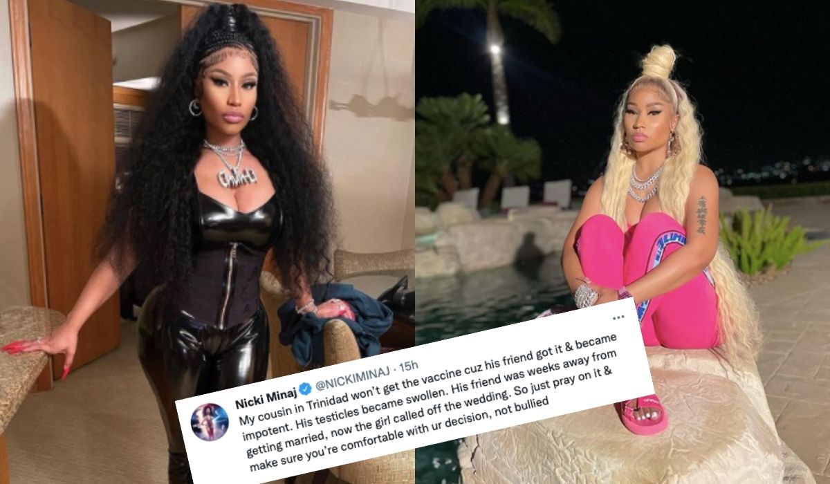 Nicki Minaj promuje jeden z dziwniejszych fejków o szczepionkach