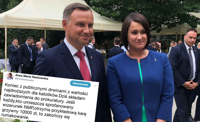 Posłanka Siarkowska zapowiada kary za obrażanie uczuć religijnych: "10 000 zł i skończy się rumakowanie"