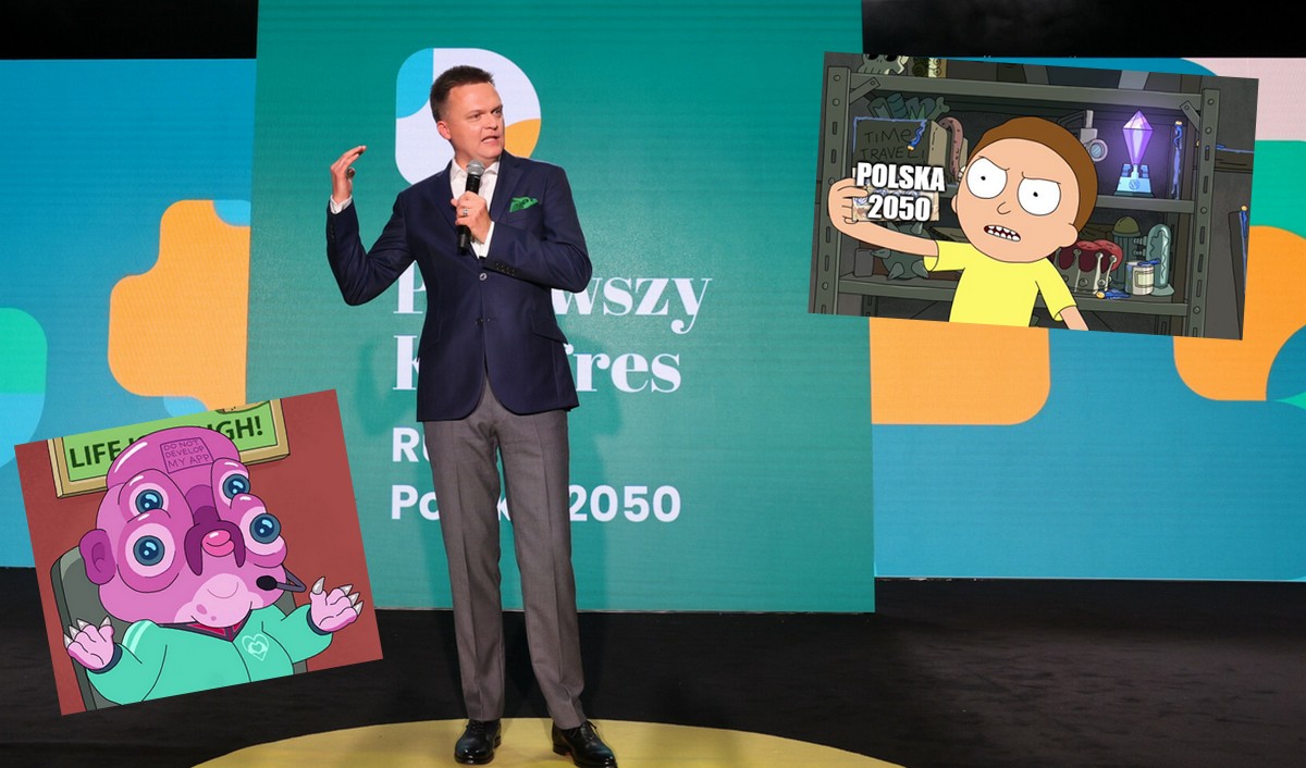 Kongres Hołowni: obietnice, program i prezentacja aplikacji "Jaśmina", która ma podawać informacje i umożliwiać głosowania