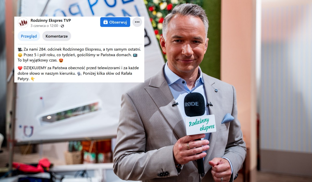 Religijny program TVP prowadzony przez chłopa zdradzającego żonę zakończył się: "piękna podróż"