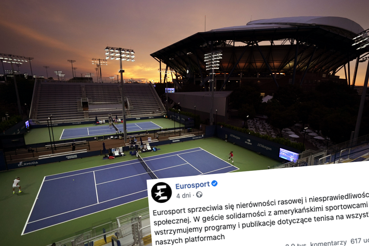 Eurosport walczył z rasizmem nie pokazując tenisa, ale już pokazują, widocznie udało się pokonać