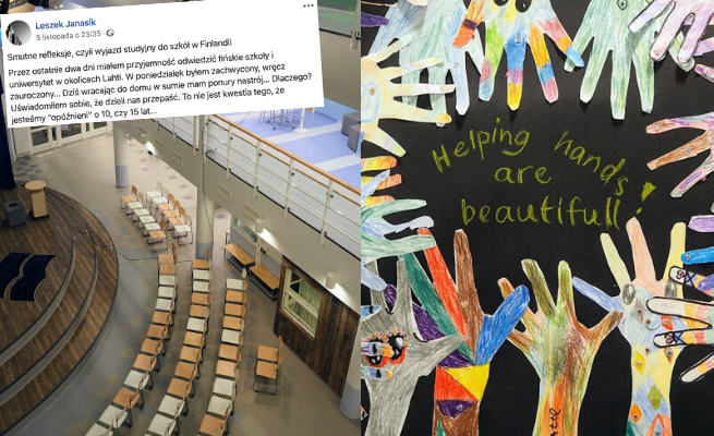 Dyrektor z Milanówka opisał wizytę w szkole w Finlandii, wpis rekordowo popularny