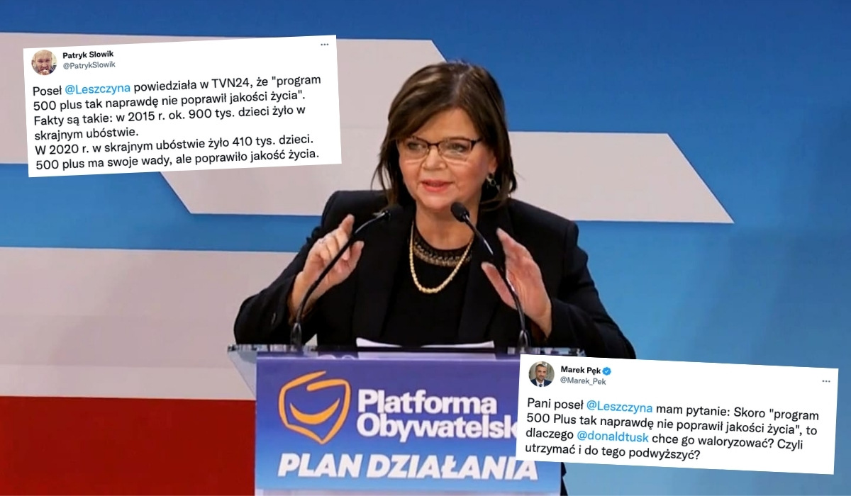 Posłanka KO tłumaczy, że 500 plus tak naprawdę nie poprawiło jakości życia 
