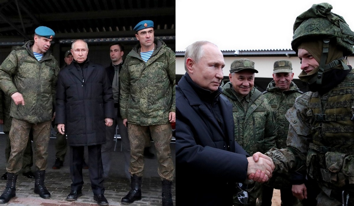 Putin odwiedził poborowych na strzelnicy, postrzelał trochę i w ogóle pokazał, że żyje