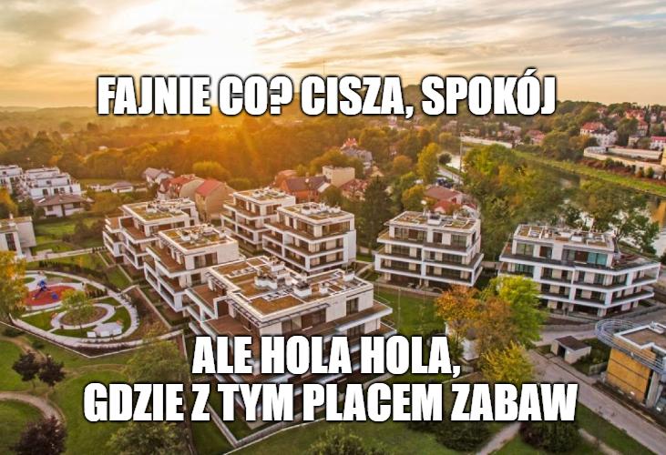 Protest mieszkańców luksusowego osiedla przeciw placowi zabaw. "Chcemy odpoczywać na balkonach w spokoju"