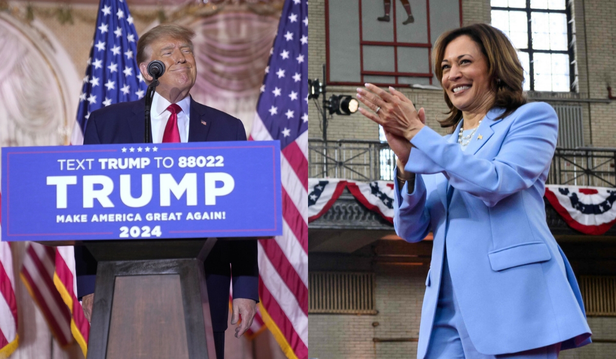 Kamala Harris wyzywa Donalda Trumpa na debatę, ale Trumpowi trochę się odechciało