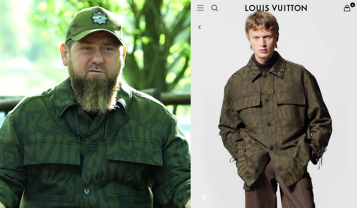 Kadyrow odwalił się jak szczur na otwarcie Mostu Krymskiego w bluzę Louis Vuitton za 13 tysięcy