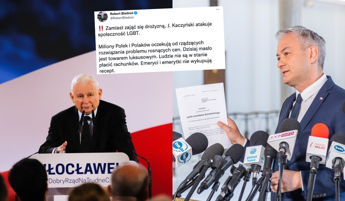 Lewica chce kary dla Kaczyńskiego za jego słowa o osobach LGBT