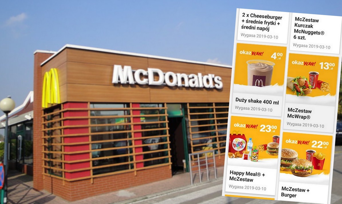 W efekcie podatku cukrowego promocyjne zestawy w McDonald's nie będą już z colą, tylko z wodą