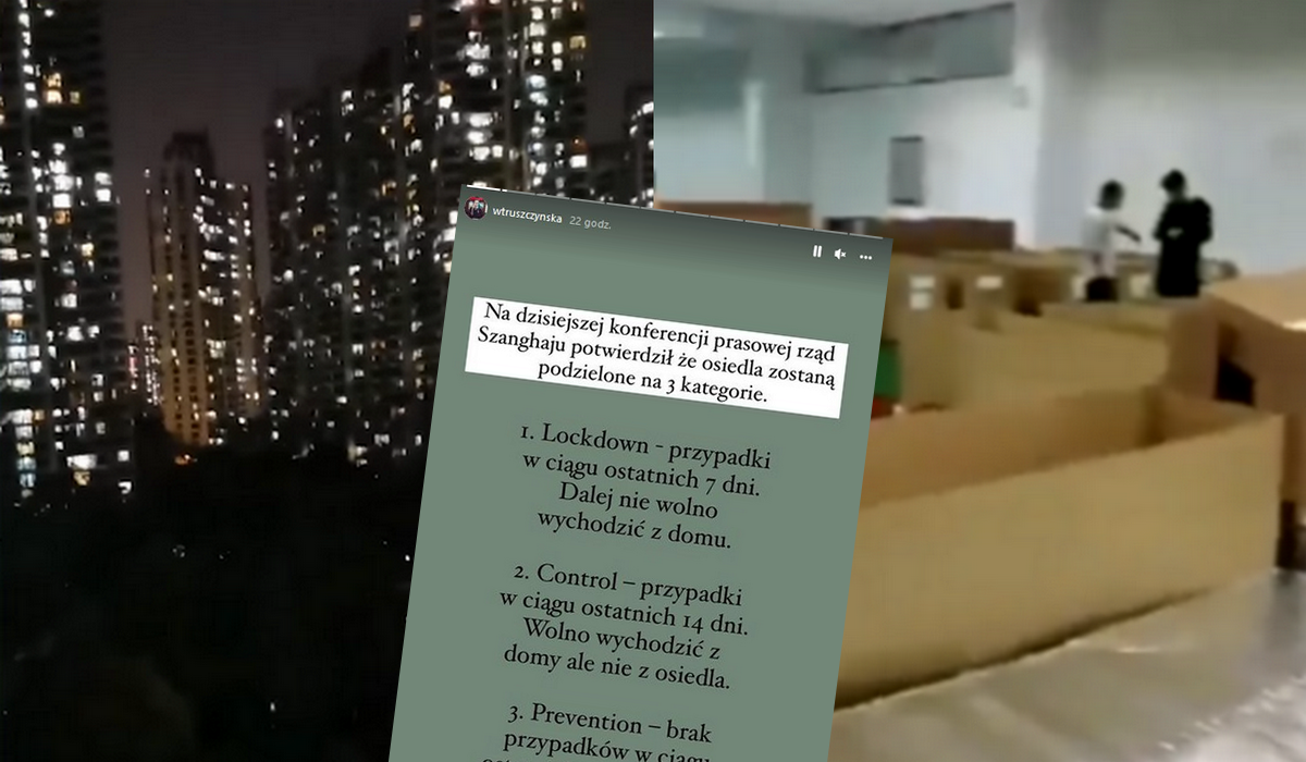 Lockdown w Szanghaju wygląda jak horror: zamknięci ludzie krzyczą przez okno, że nie mają co jeść