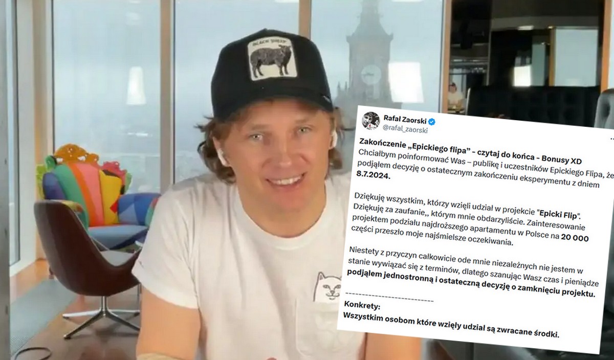 Zaorski tłumaczy, dlaczego "epicki flip" skończył się epicką wtopą, narzeka na opór sąsiadów