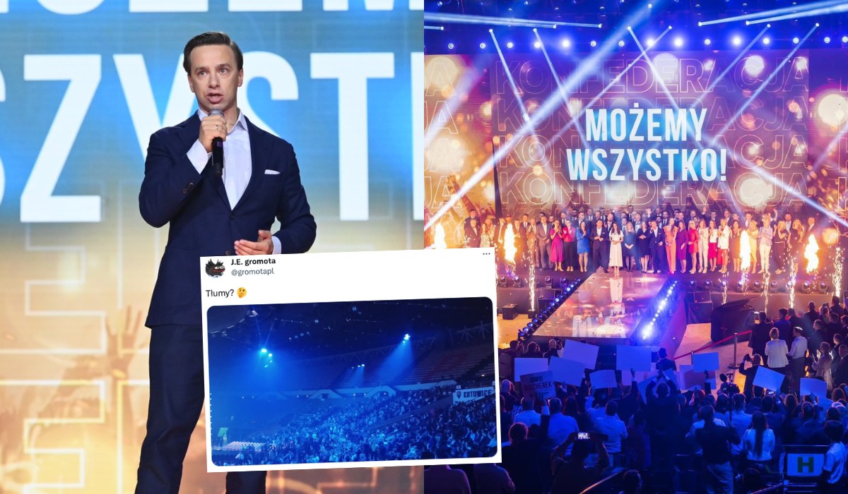 Konwencja Konfederacji nie całkiem wyszła, ale było dużo świateł i entuzjazmu na scenie, Braun nie wystąpił