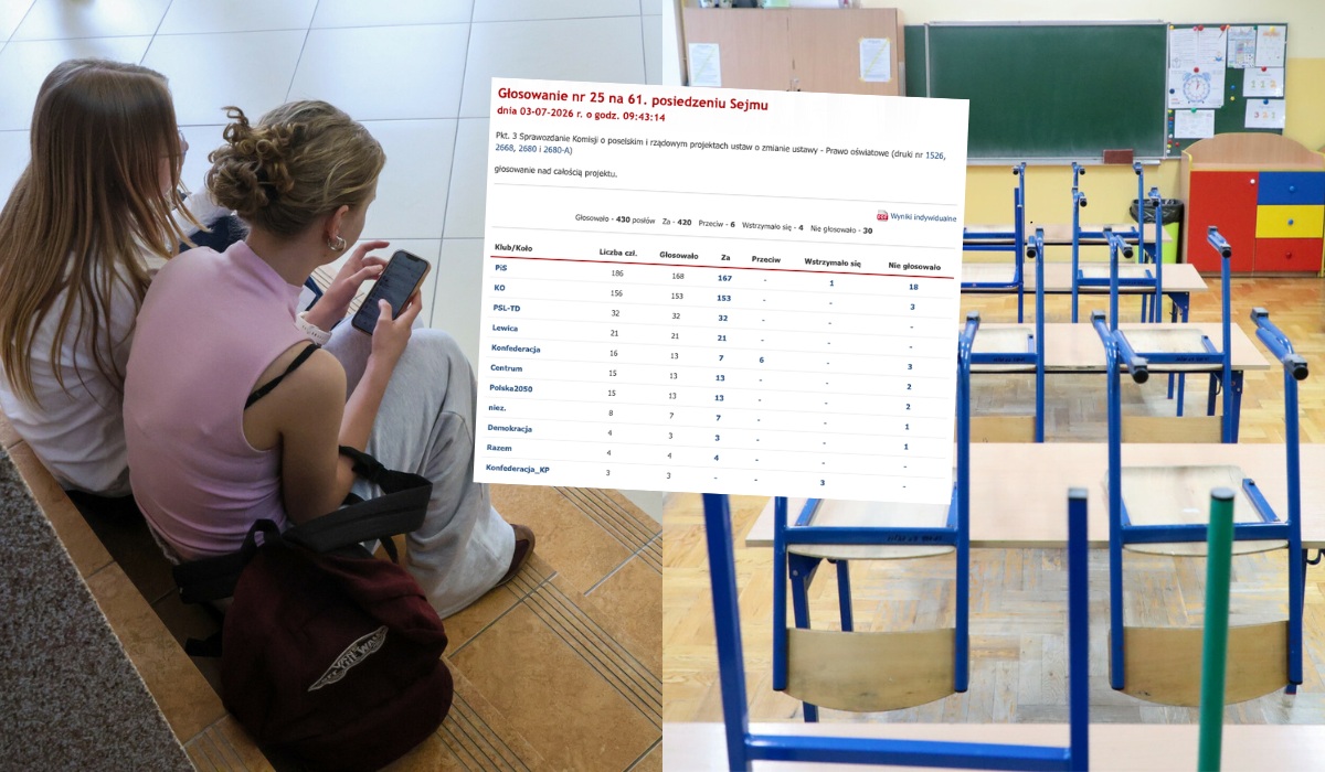 Sejm przyjął ustawę, która zakazuje korzystania z telefonów komórkowych w podstawówkach, wyjątki będą nieliczne