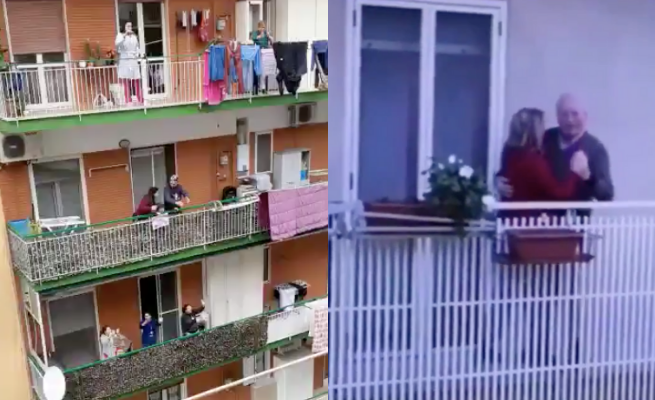 Włochy: śpiewanie i muzykowanie na balkonach zamieniło się w narodowy sport