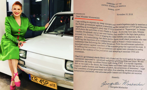 Ambasador USA w Polsce przekręca nazwisko premiera