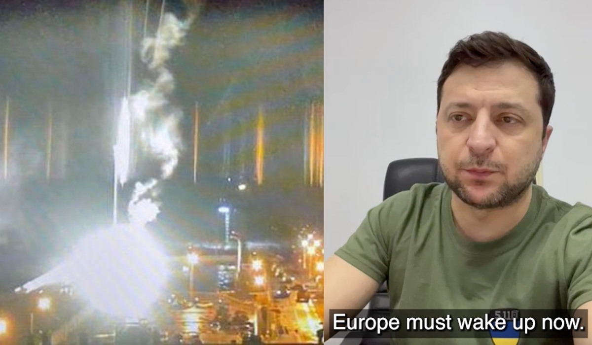 Rosjanie ostrzelali największą elektrownię jądrową w Europie, Zełenski: to nuklearny terror