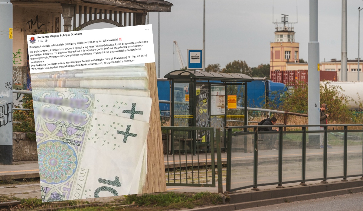 Gdańsk: ktoś zgubił kilka tysięcy zł, policja dalej czeka aż ktoś się po nie zgłosi