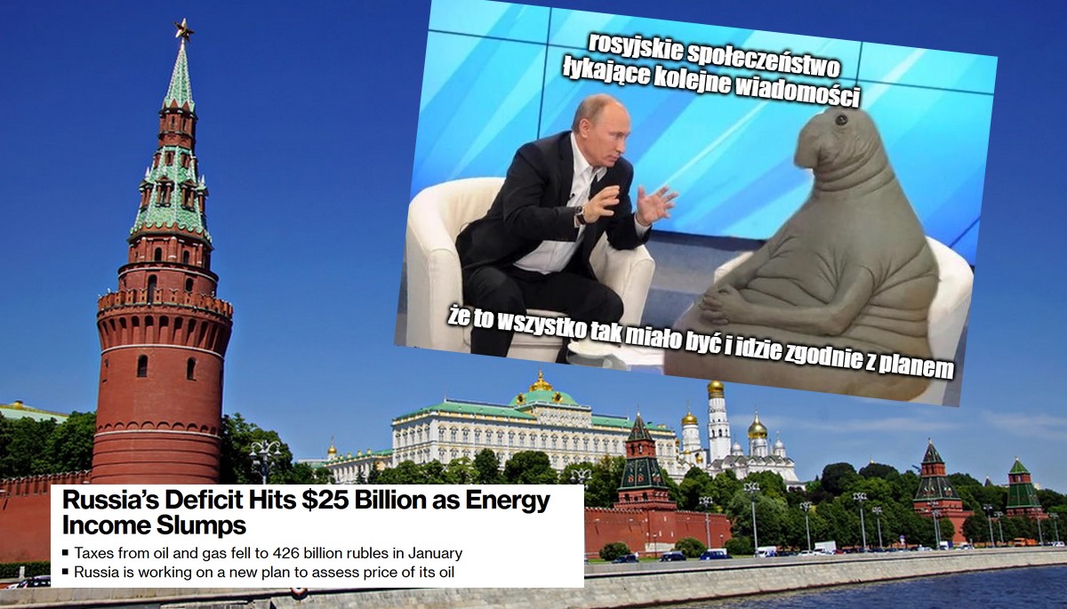 A właśnie, że sankcje działają: Rosja z największym deficytem budżetowym w styczniu od 25 lat