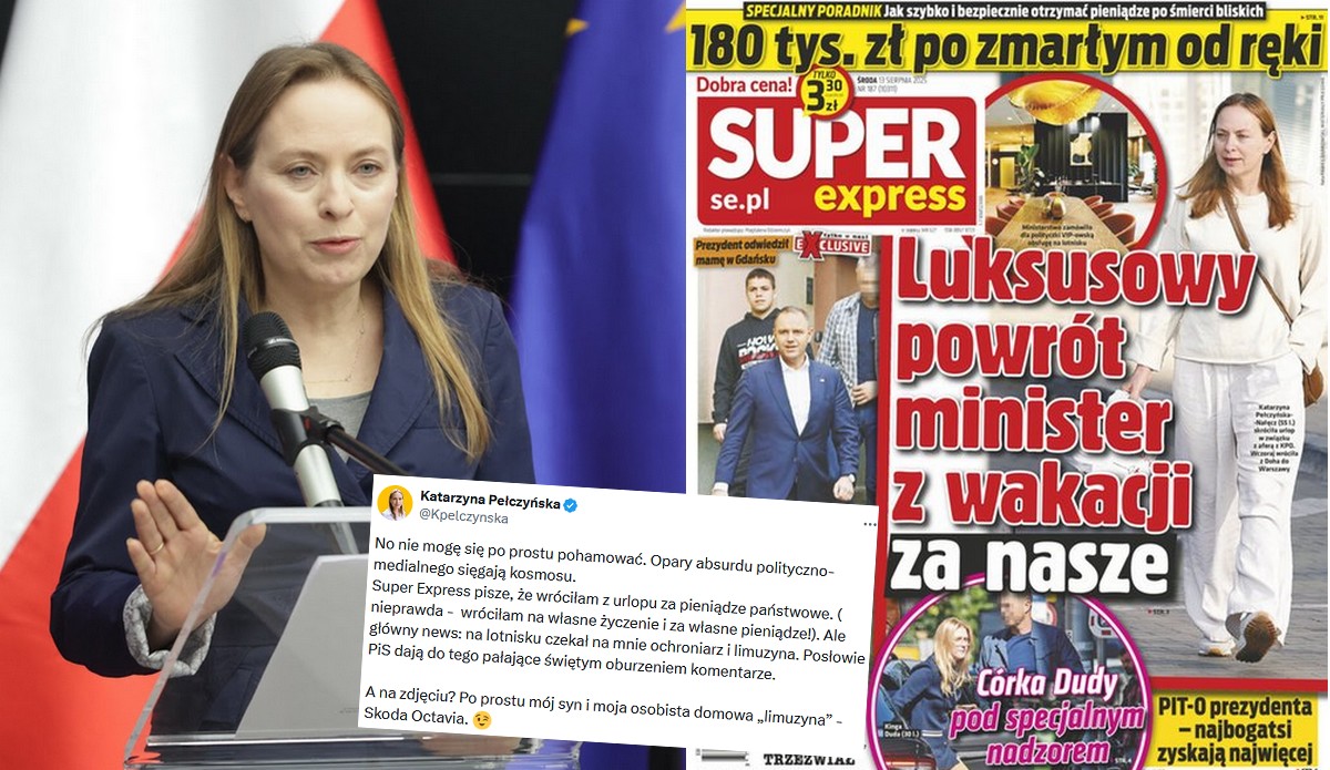 Pełczyńska-Nałęcz wyjaśnia, że nie odebrał jej ochroniarz z limuzyną tylko syn ze Skodą Octavią