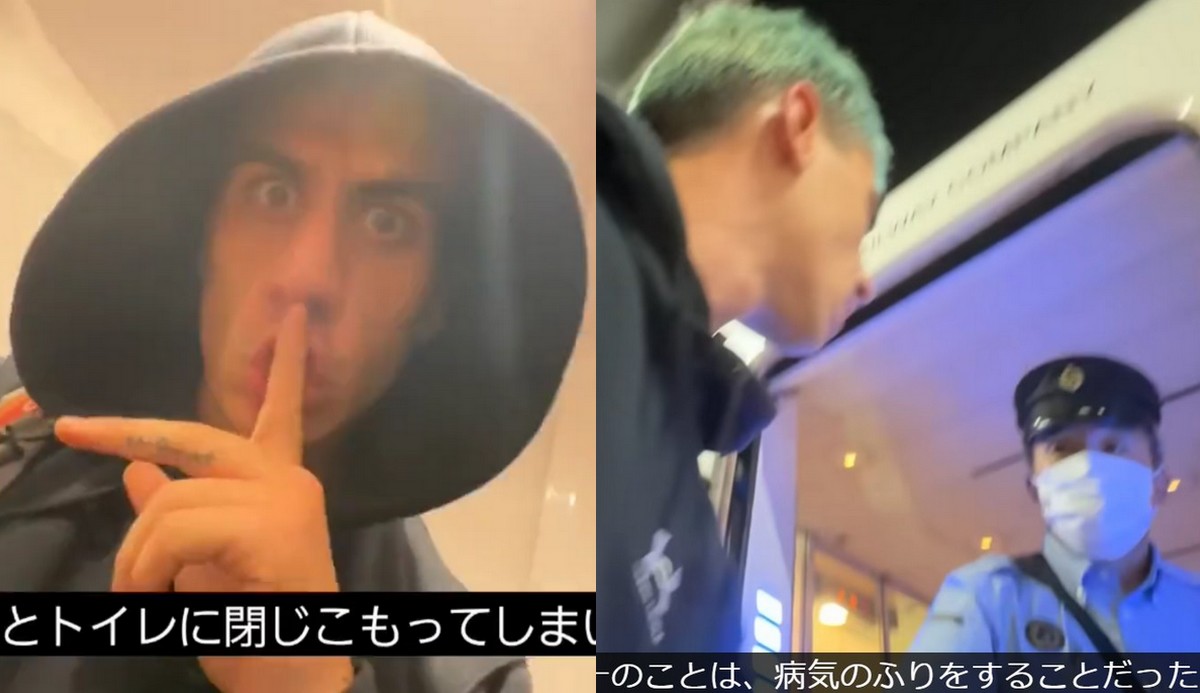 Youtuber Fidias pokazał jak podróżować za darmo po Japonii, po prostu chował się w kiblach pociągu