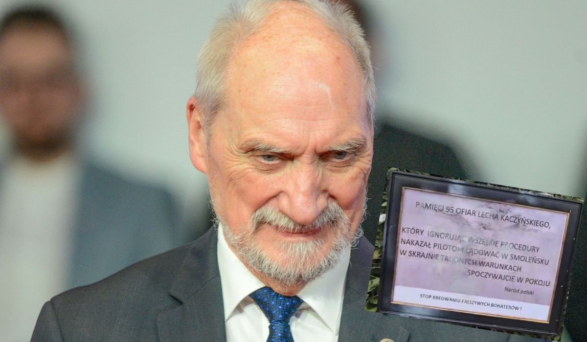Prokuratura podejrzewa, że Macierewicz mógł zajumać komuś wieniec z wózka rowerowego