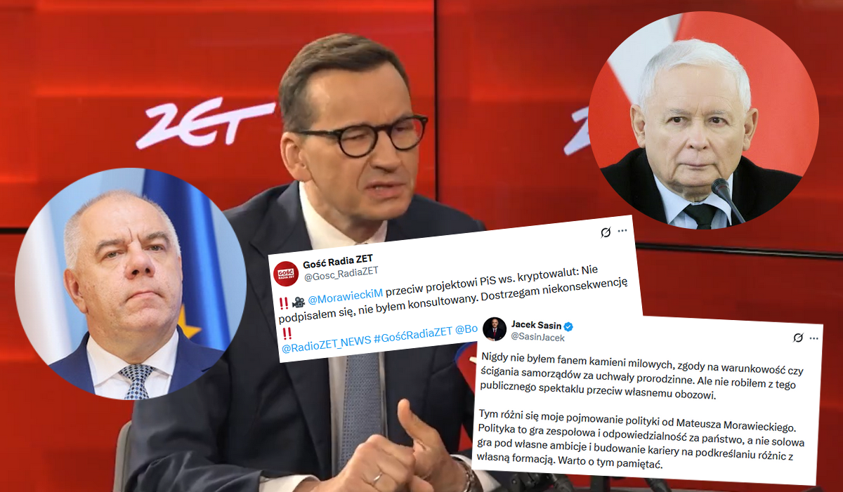 PiS już nie lubi kryptowalut i złożył projekt, Morawiecki się buntuje i uważa, że partia źle robi