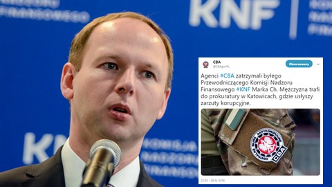 CBA zatrzymało byłego szefa KNF