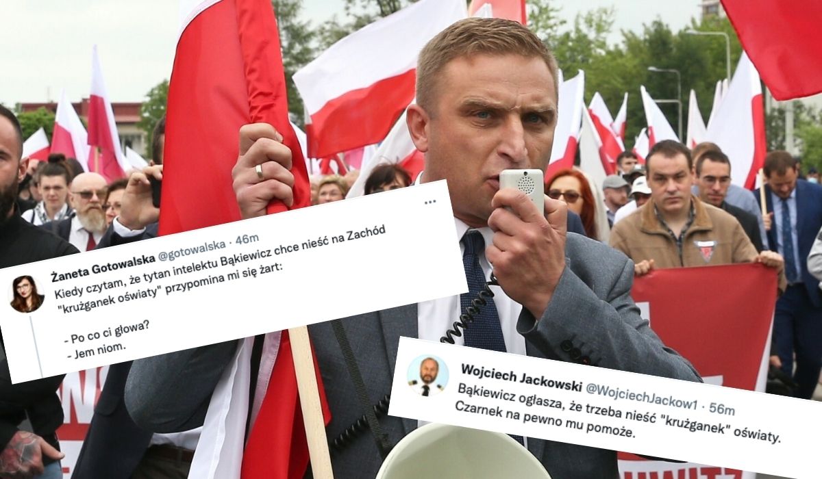 Bąkiewicz wzywa do budowy nowej Polski, gotowej nieść "krużganek oświaty"