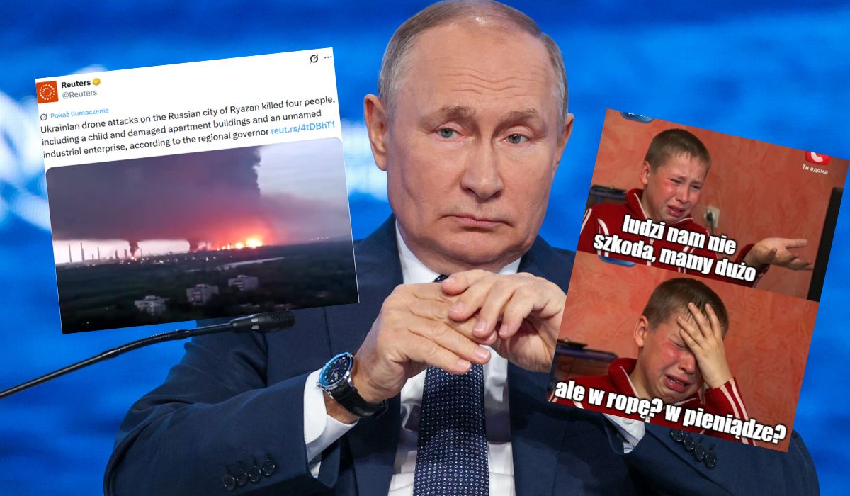 Ukraina znowu odwinęła się Rosji i uderzyła w jedną z największych rafinerii