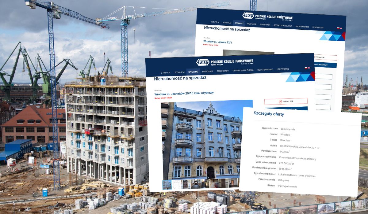 PKP organizuje wyprzedaż mieszkań we Wrocławiu w dobrych cenach, ale w średnim stanie