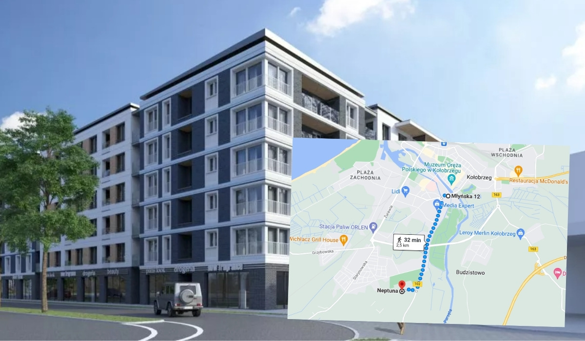 Kołobrzeg: deweloper postanowił zadbać o kondycję mieszkańców i wybudował parking 2,5 km od osiedla