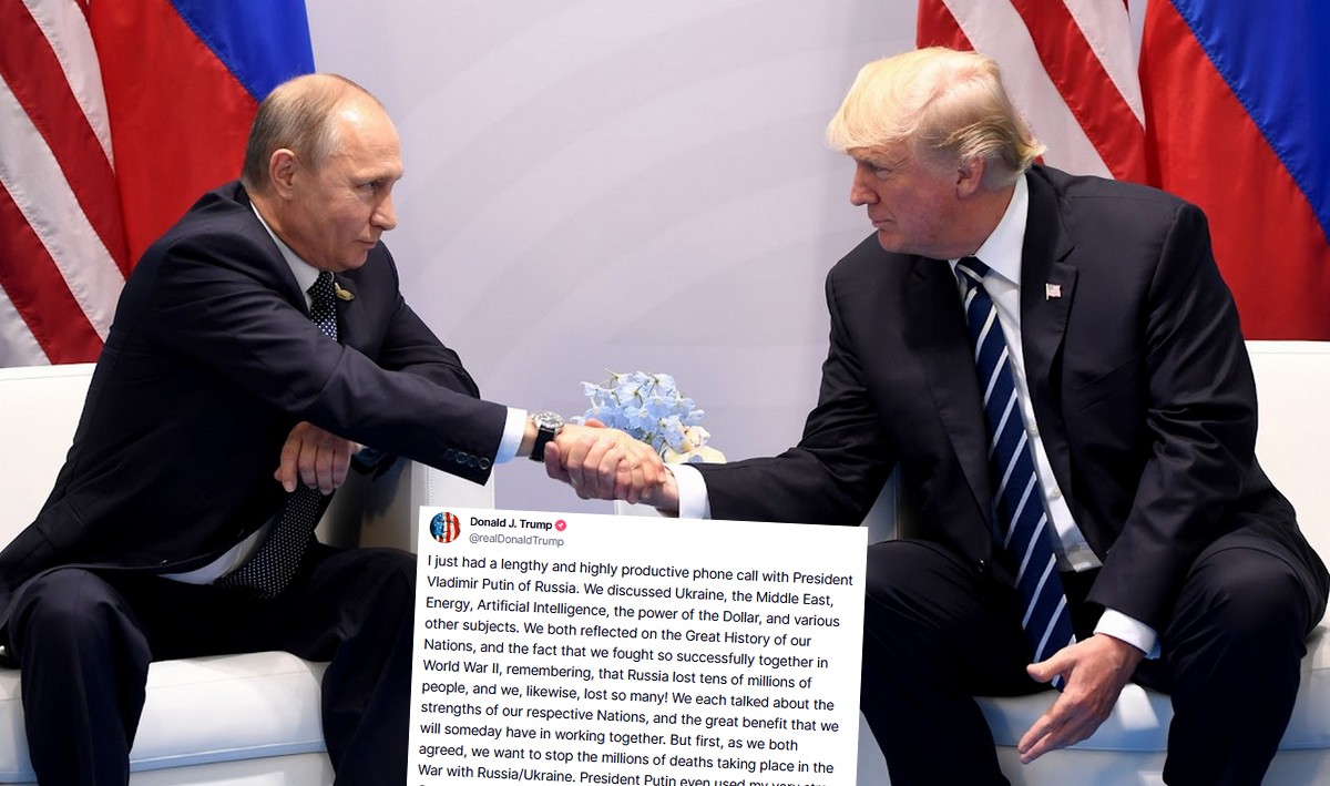 Trump zapowiada, że spotka się z Putinem, ale nie w Rosji tylko w Arabii Saudyjskiej