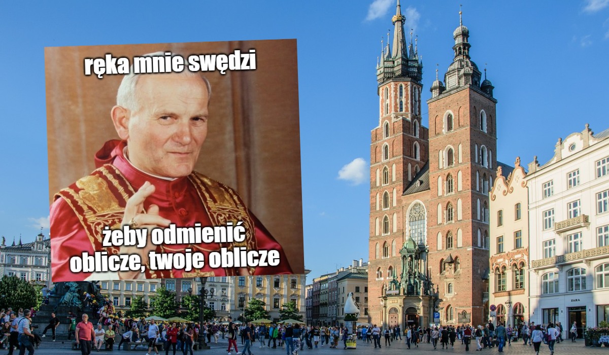 Kraków: mężczyzna puszczał "Barkę" z telefonu, wywiązała się bójka z antyfanem