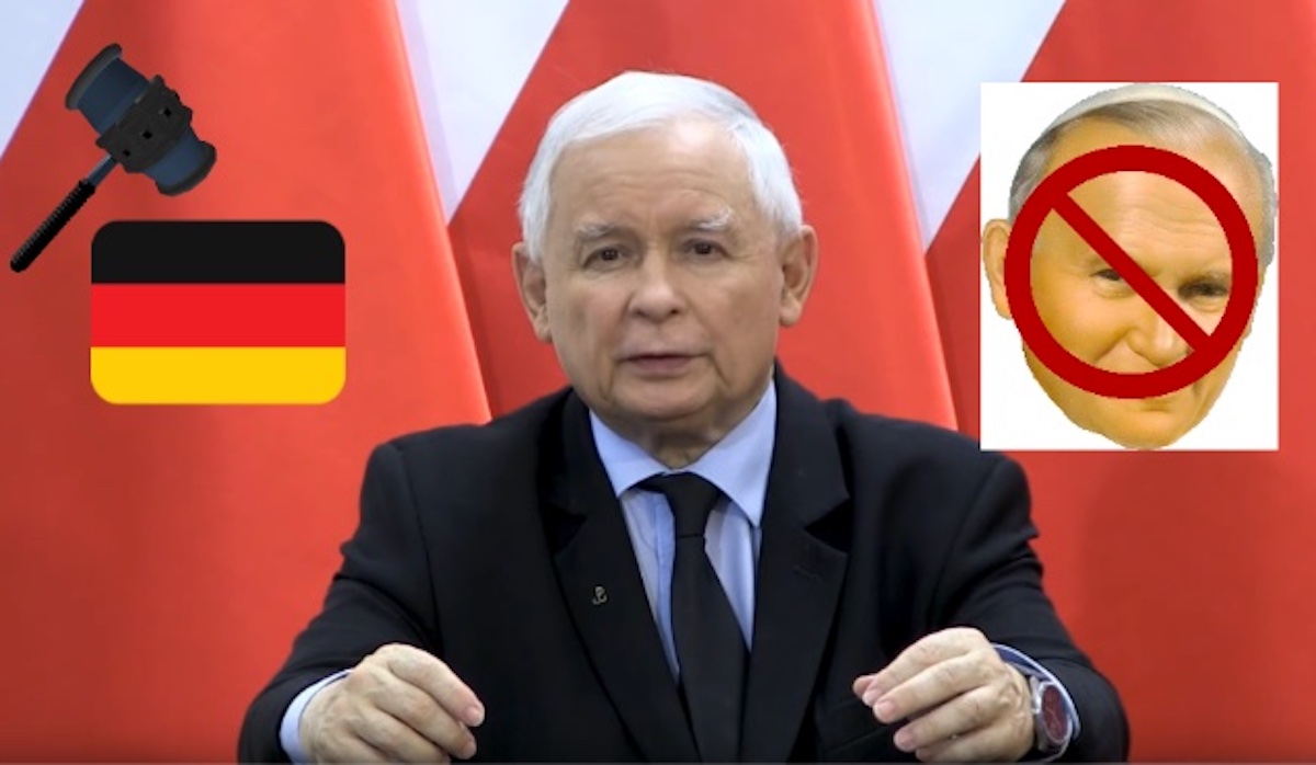 Prezes Kaczyński ostrzega: nie ma zgody na agendę niemiecką i lewacką - antywojtyliańską