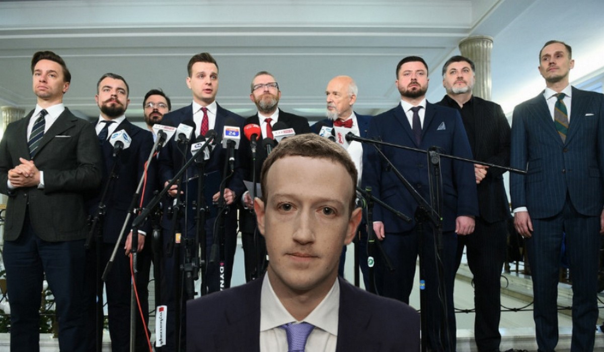 Konfederacja żali się, że sąd kazał Facebookowi przywrócić profil Konfederacji, a Facebook nie słucha