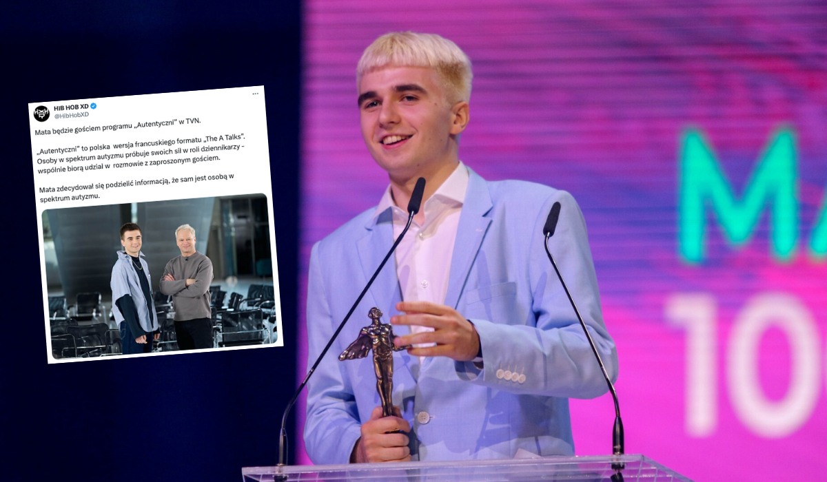 Mata podczas wizyty w TVN przyznał, że jest w spektrum autyzmu